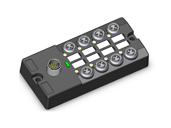 分線盒(M8接口—8位M12轉(zhuǎn)接型) 分線盒(M8接口—8位M12轉(zhuǎn)接型)