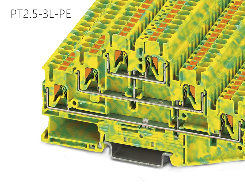 世麥德 直插式接地端子 PT2.5-3L-PE 世麥德 直插式接地端子 PT2.5-3L-PE